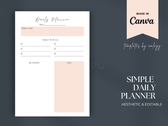 Download Simple Daily Planner Template - Premium Resources