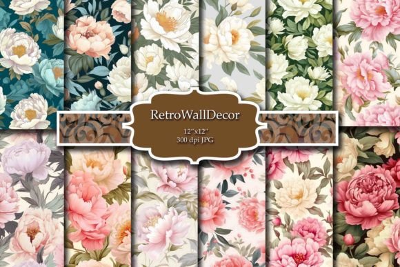 Download Peony Digital Paper - Premium Resources