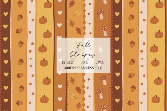 Download Fall Stripes Seamless Pattern - Premium Resources